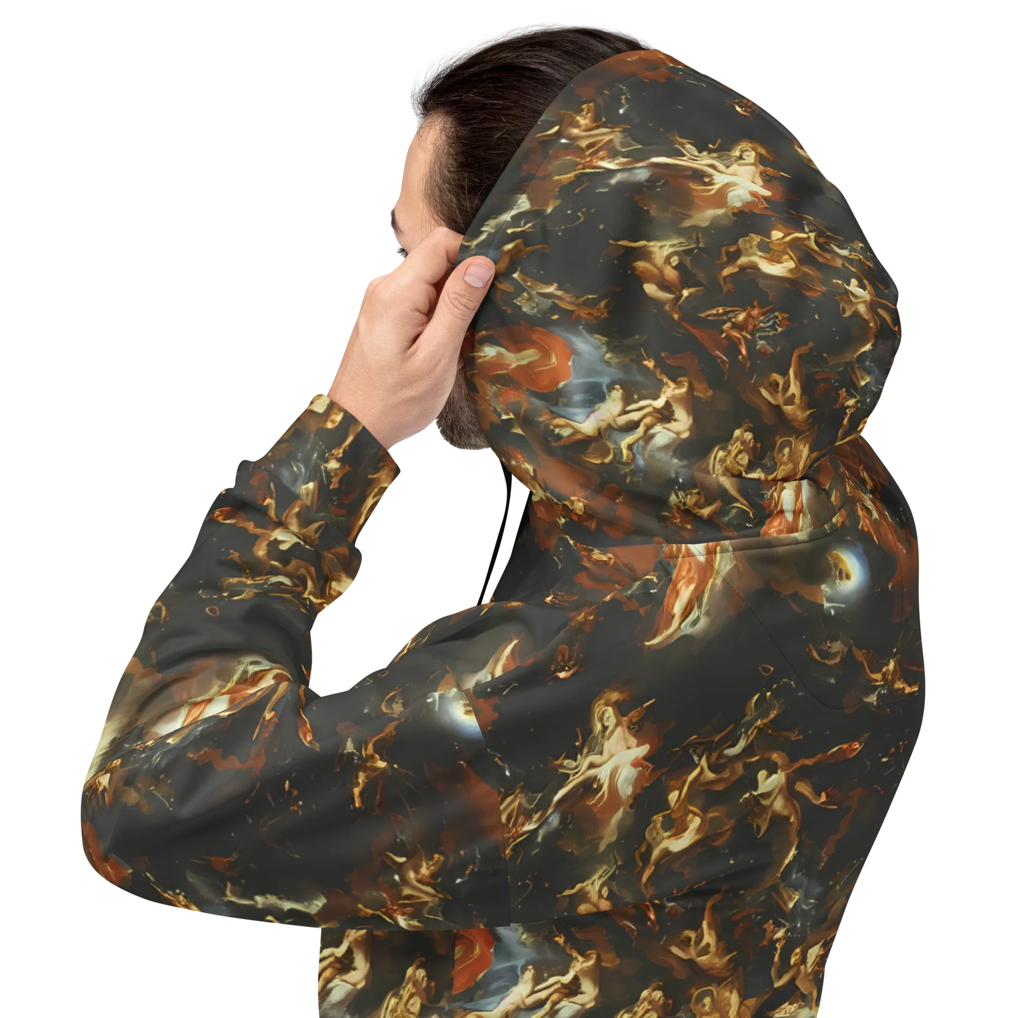 Van Dyck Vortex on Hoodie — Back