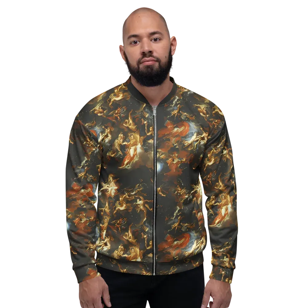 Van Dyck Vortex on Bomber Jacket — Front