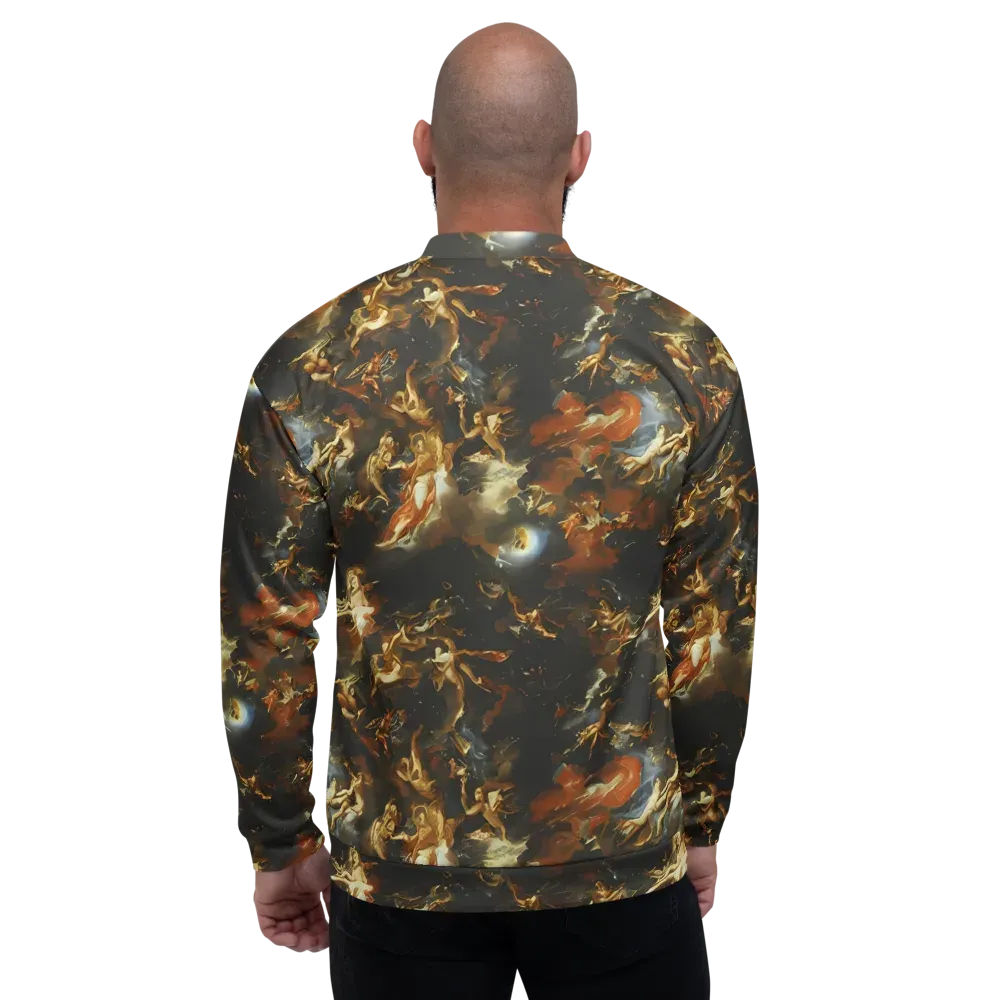 Van Dyck Vortex on Bomber Jacket — Back