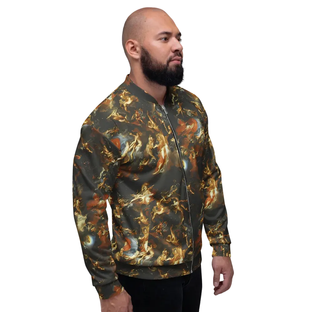 Van Dyck Vortex on Bomber Jacket — Right