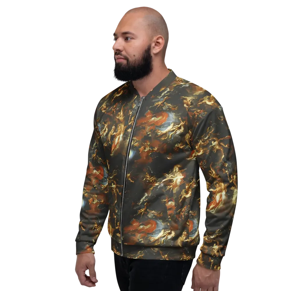 Van Dyck Vortex on Bomber Jacket — Left
