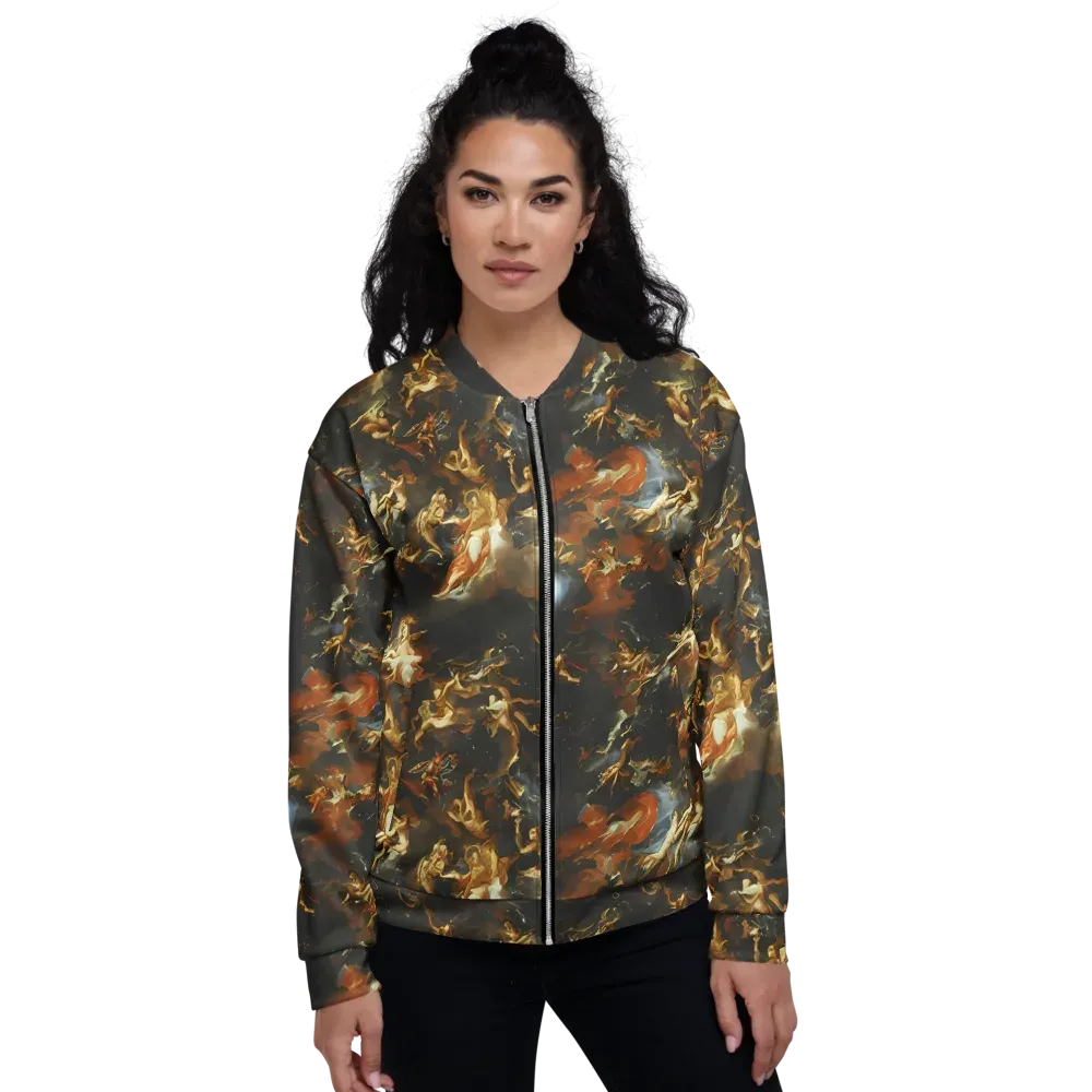 Van Dyck Vortex on Bomber Jacket — Front