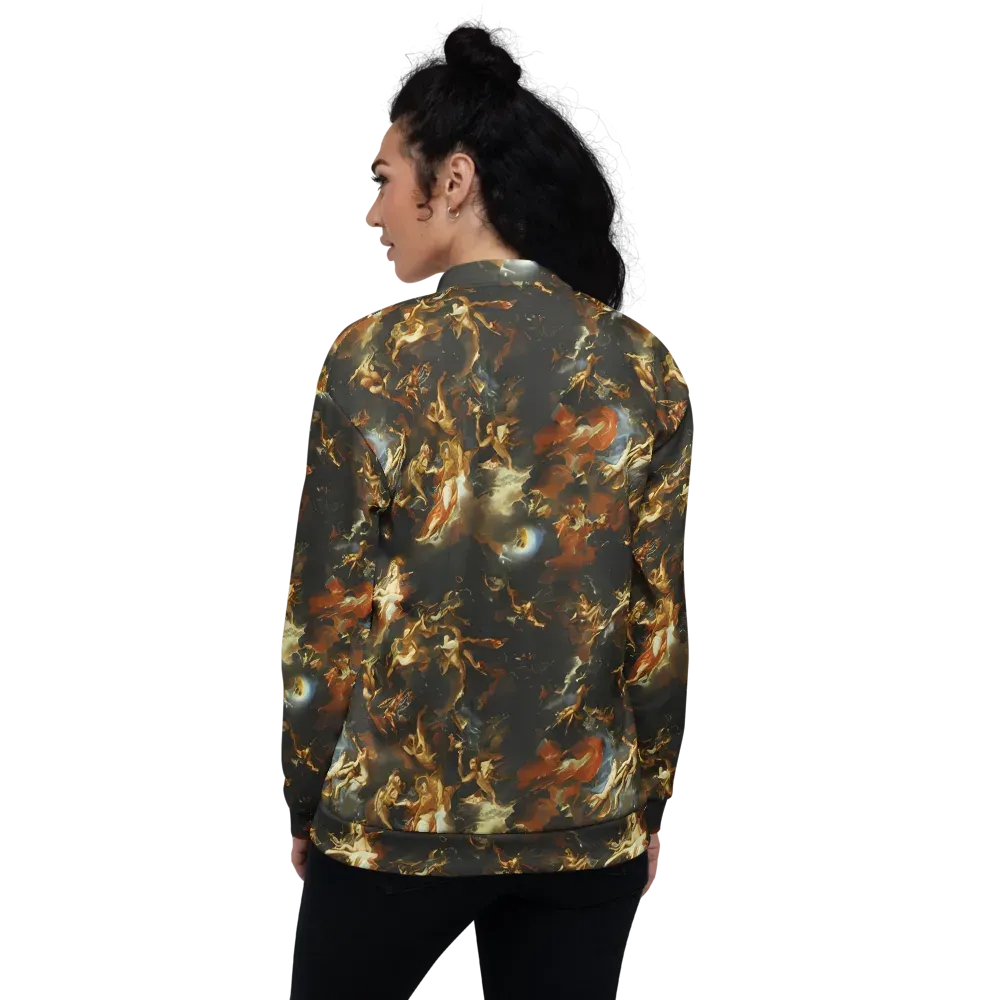 Van Dyck Vortex on Bomber Jacket — Back