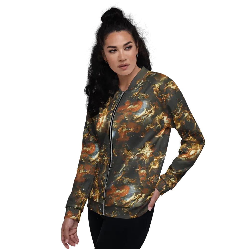 Van Dyck Vortex on Bomber Jacket — Left