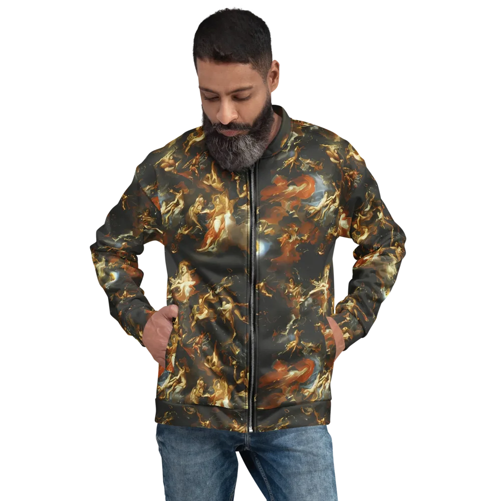 Van Dyck Vortex on Bomber Jacket — Front