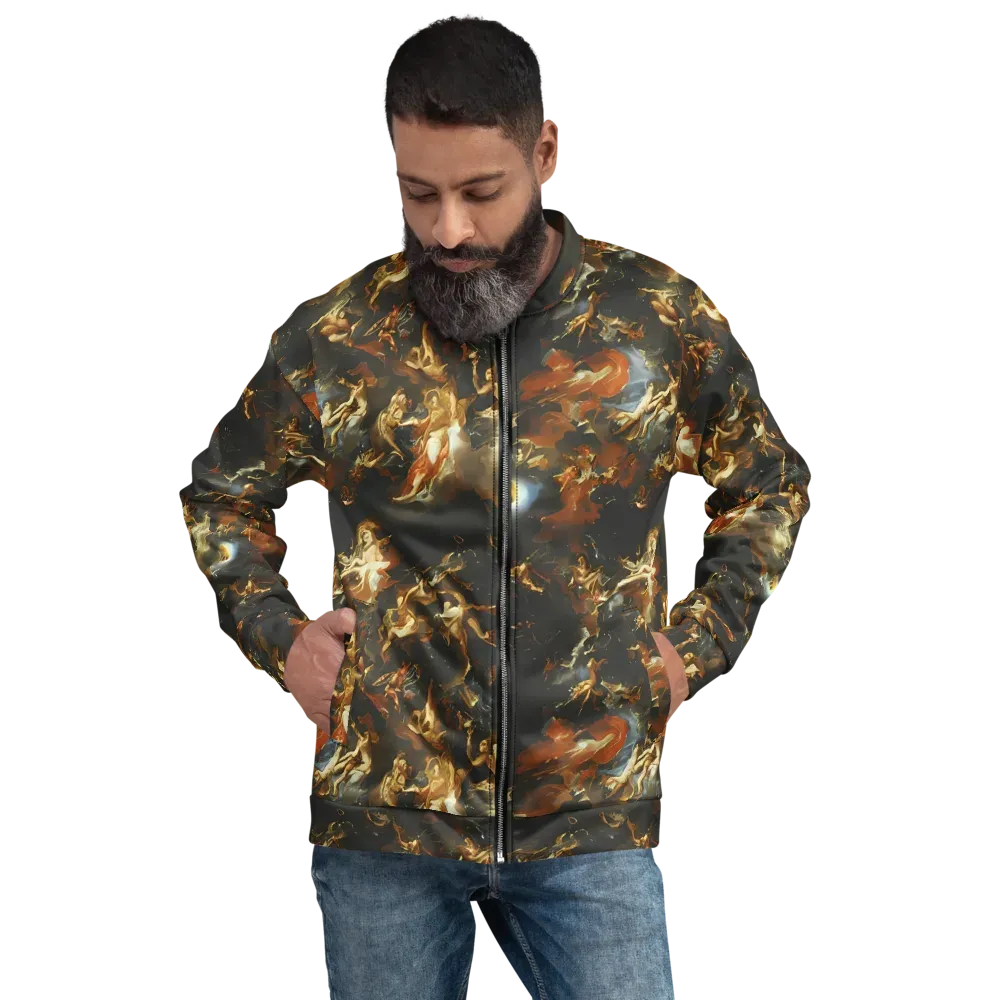 Van Dyck Vortex on Bomber Jacket — Front