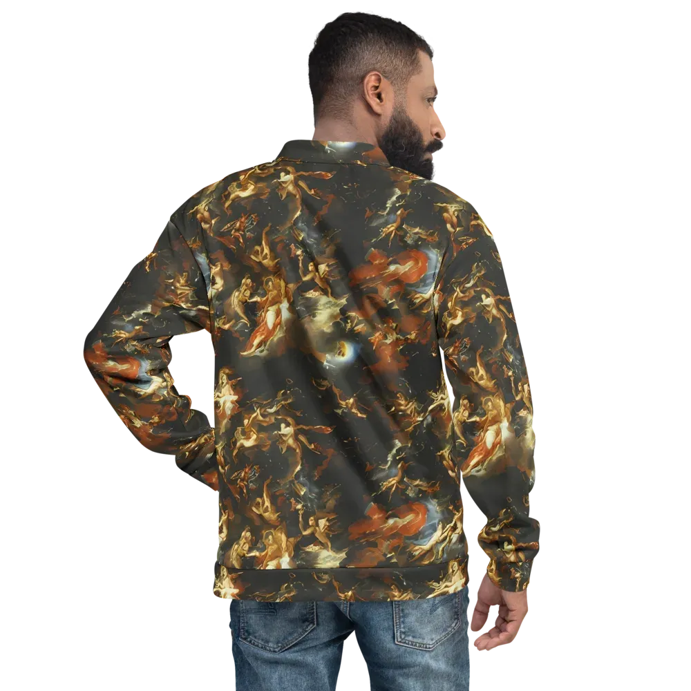 Van Dyck Vortex on Bomber Jacket — Back