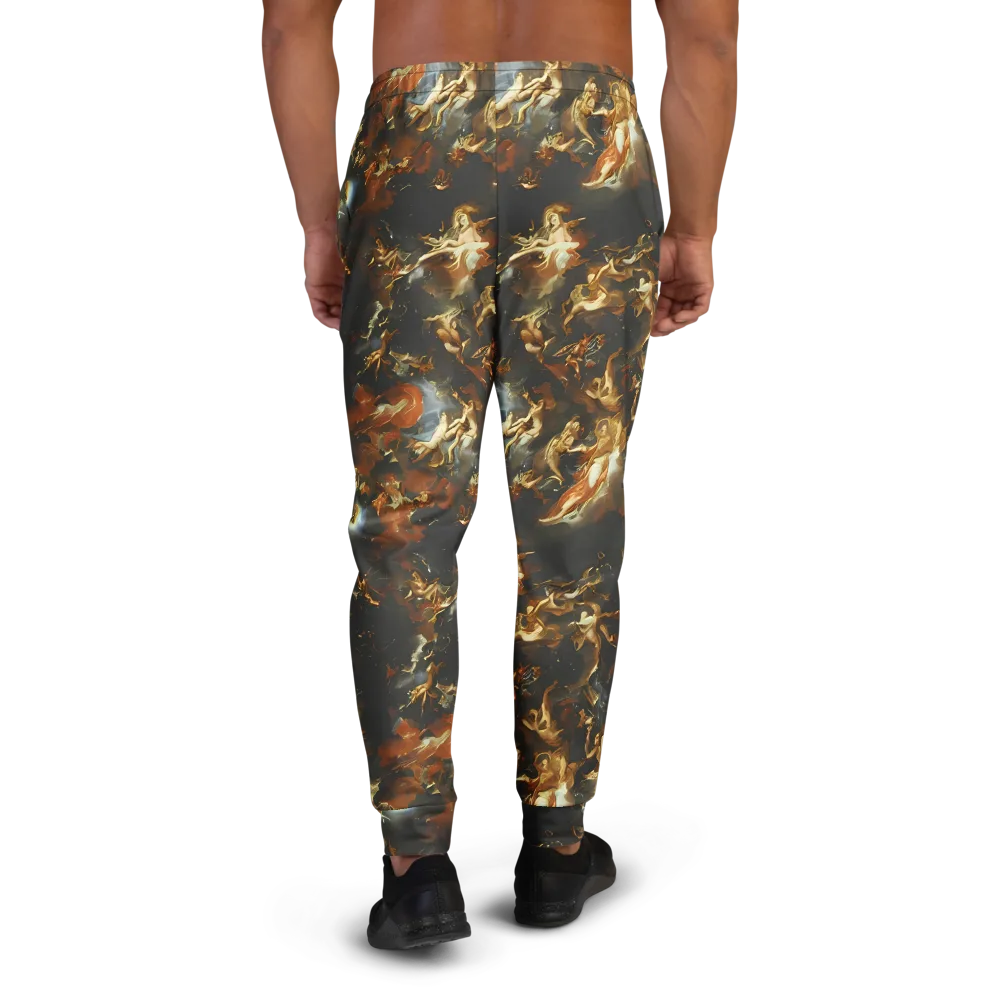 Van Dyck Vortex on Men's Joggers — Back