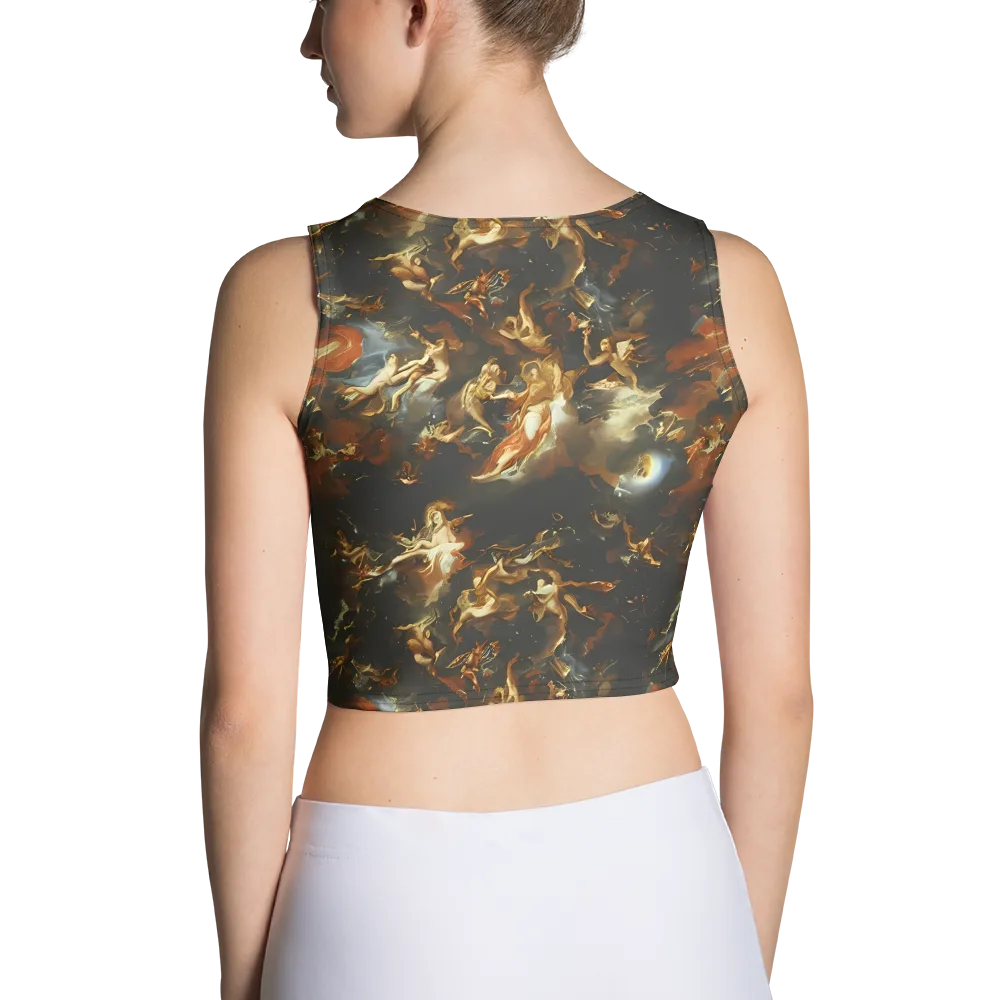 Van Dyck Vortex on Crop Top — Back