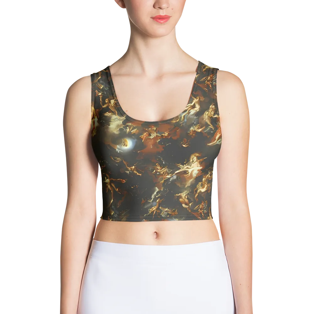Van Dyck Vortex on Crop Top — Front