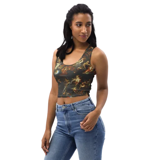 Van Dyck Vortex on a Crop Top