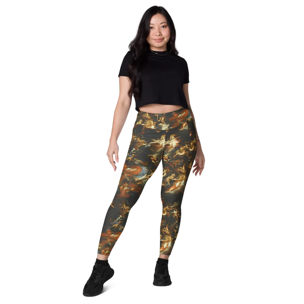 Van Dyck Vortex on Leggings with Pockets — Front