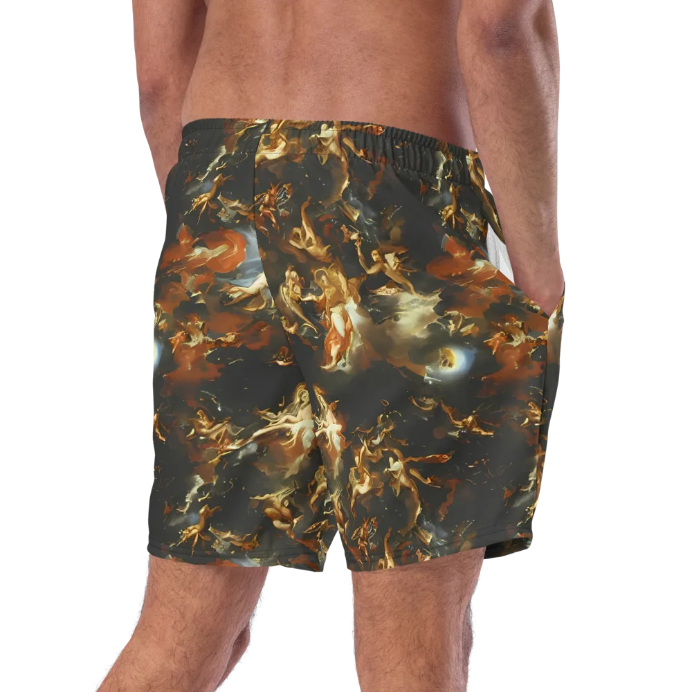 Van Dyck Vortex on Swim Trunks — Right Back