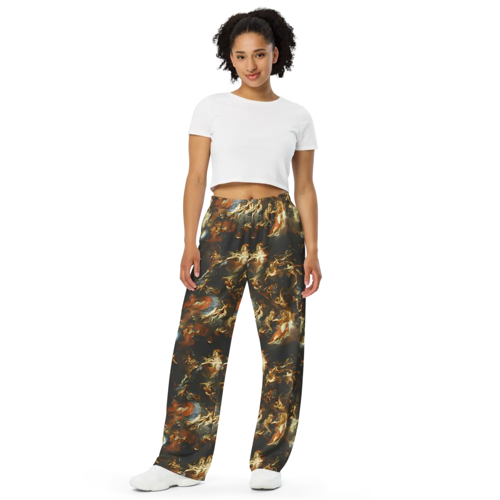 Van Dyck Vortex on Wide-Leg Pants — Front