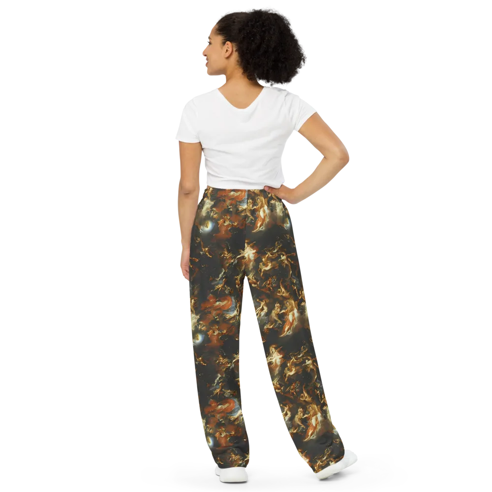 Van Dyck Vortex on Wide-Leg Pants — Back