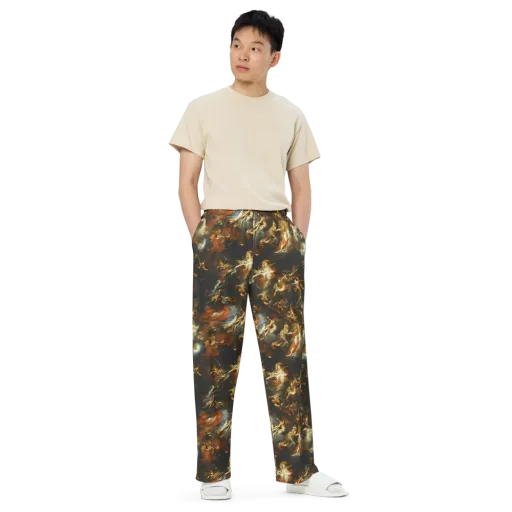 Van Dyck Vortex on a Wide-Leg Pants