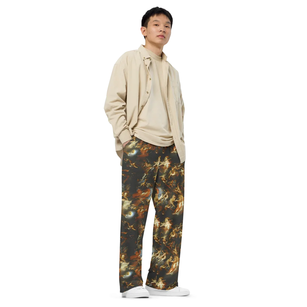 Van Dyck Vortex on Wide-Leg Pants — Right Front