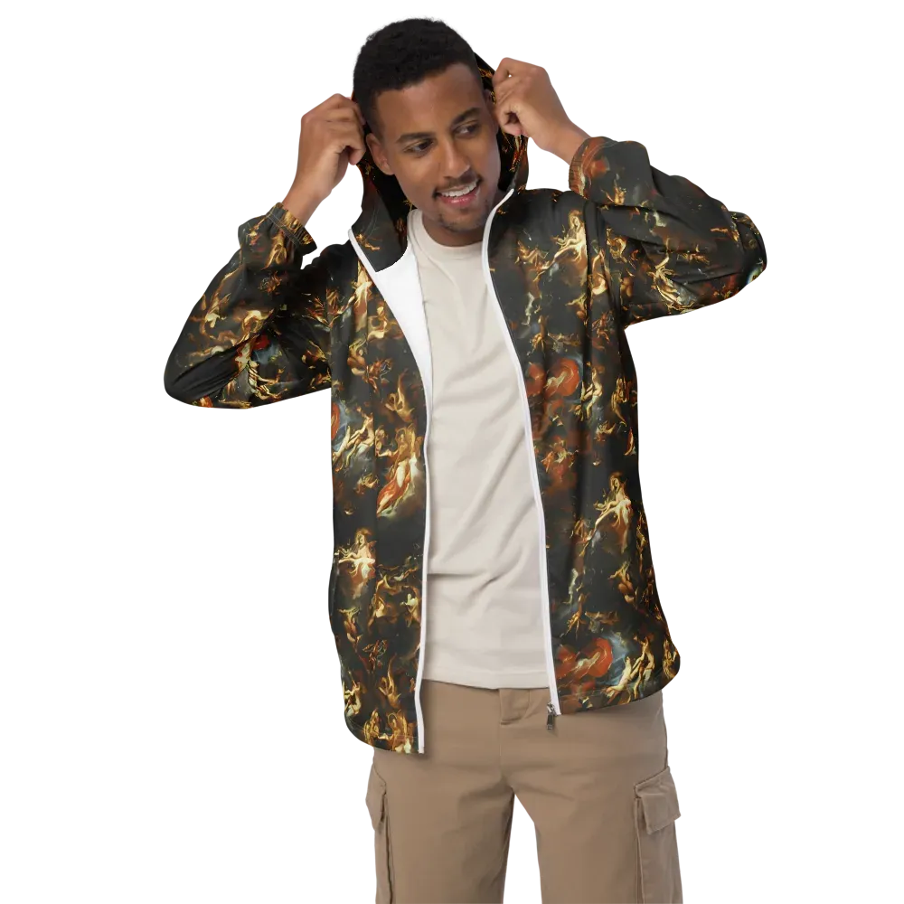 Van Dyck Vortex on Men's Windbreaker — Front