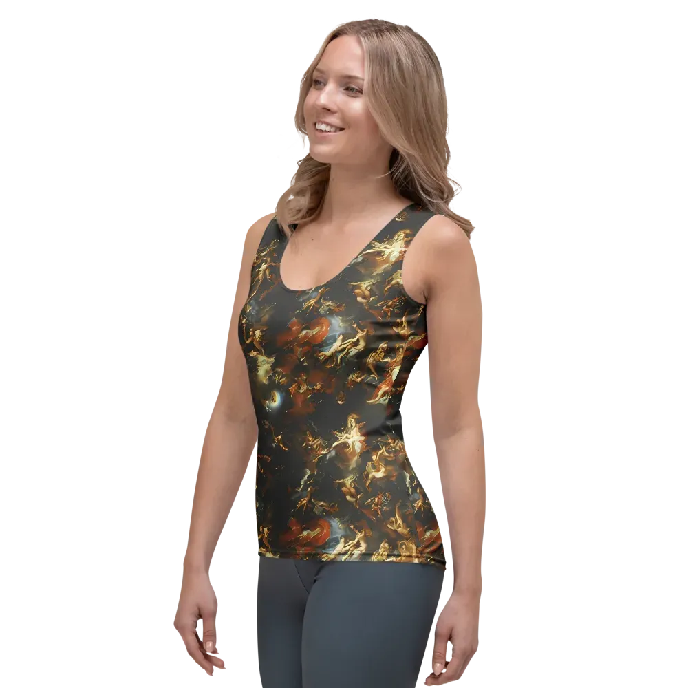 Van Dyck Vortex on Women's Tank Top — Left Front