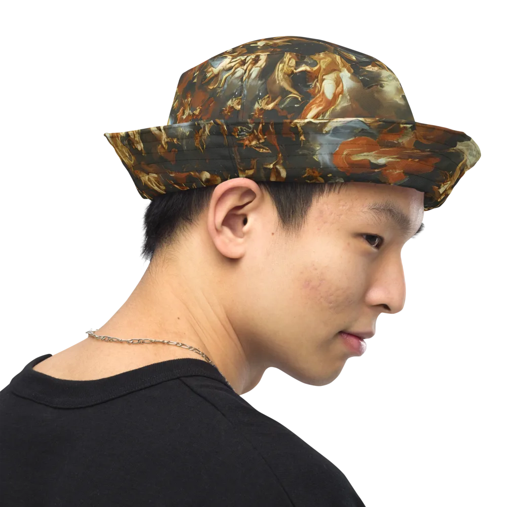 Van Dyck Vortex on Reversible Bucket Hat — Right Outside