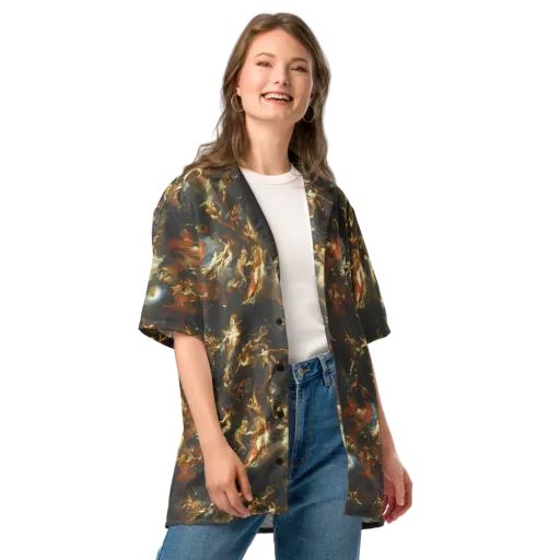 Van Dyck Vortex on a Button Shirt