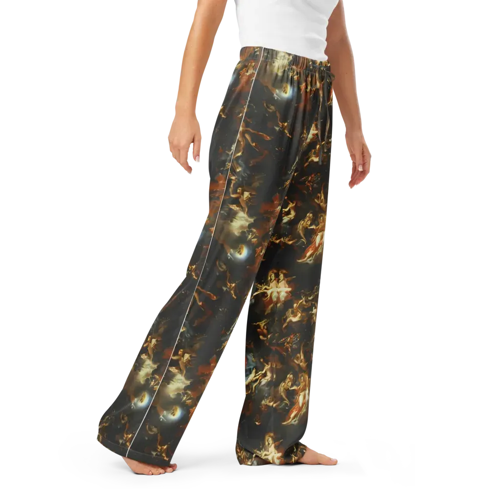 Van Dyck Vortex on Women's Pajama Pants — Right Front