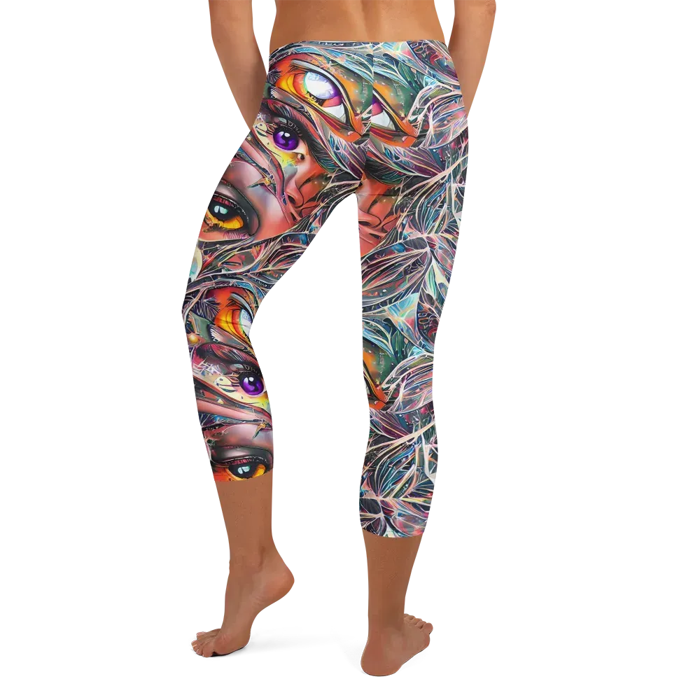 Sandra Chevrier on Capri Leggings — Back