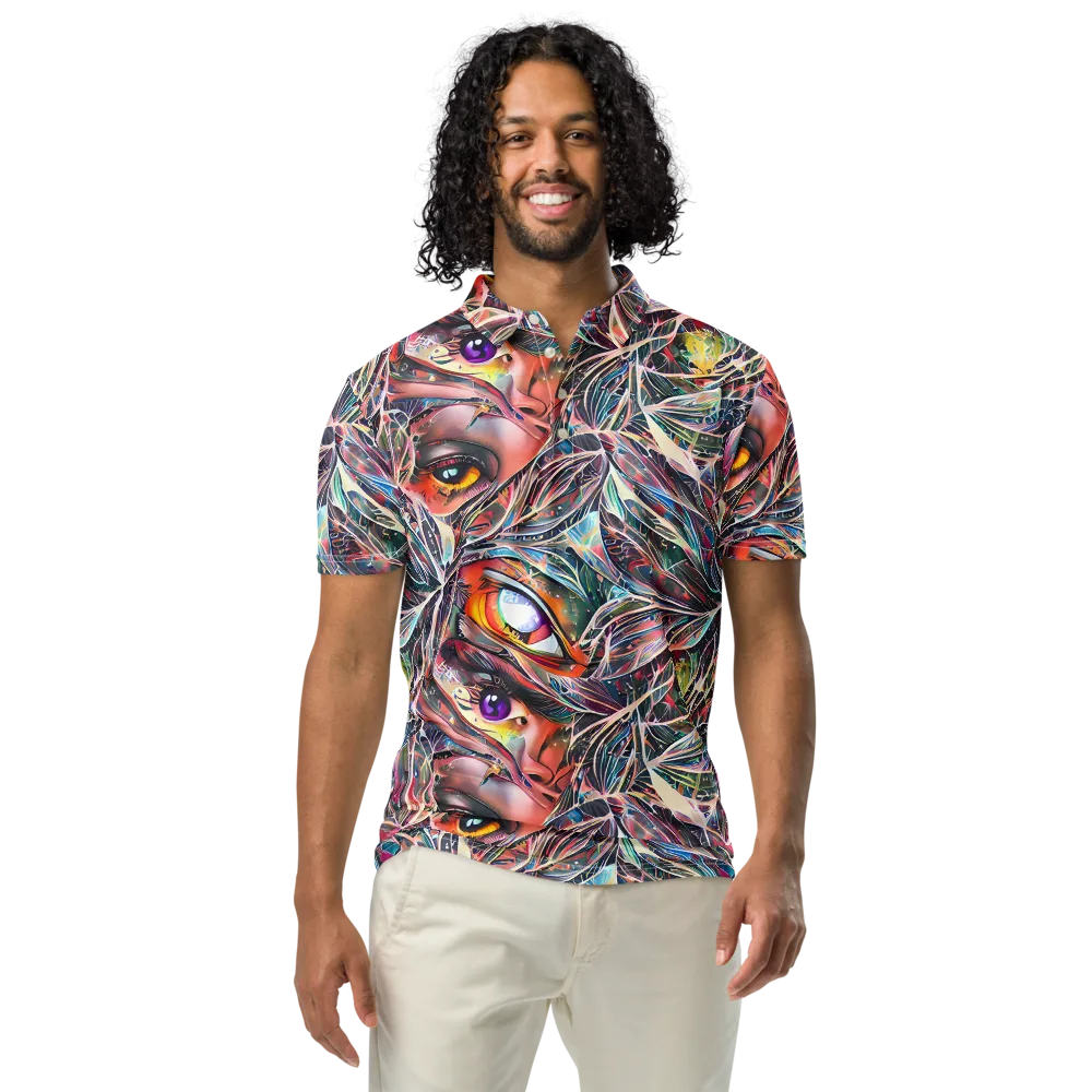 Sandra Chevrier on Men's Slim Fit Polo Shirt — Front