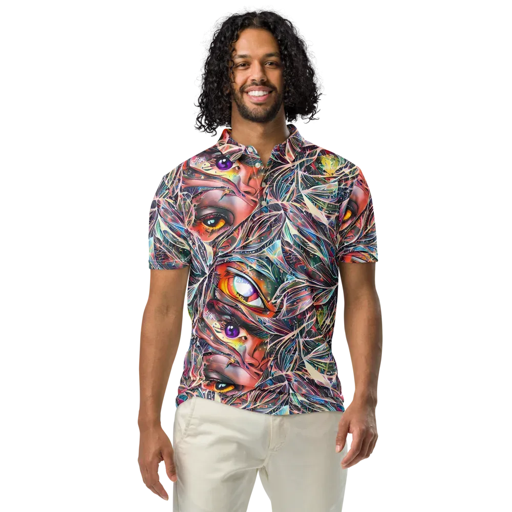 Sandra Chevrier on Men's Slim Fit Polo Shirt — Front