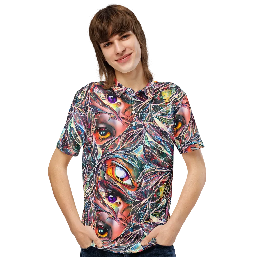 Sandra Chevrier on Men's Slim Fit Polo Shirt — Front
