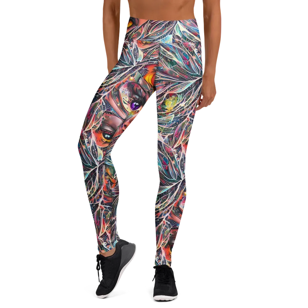 Sandra Chevrier on Yoga Leggings — Front