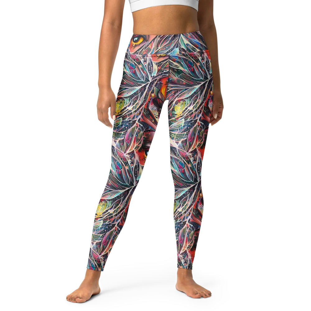 Sandra Chevrier on Yoga Leggings — Front