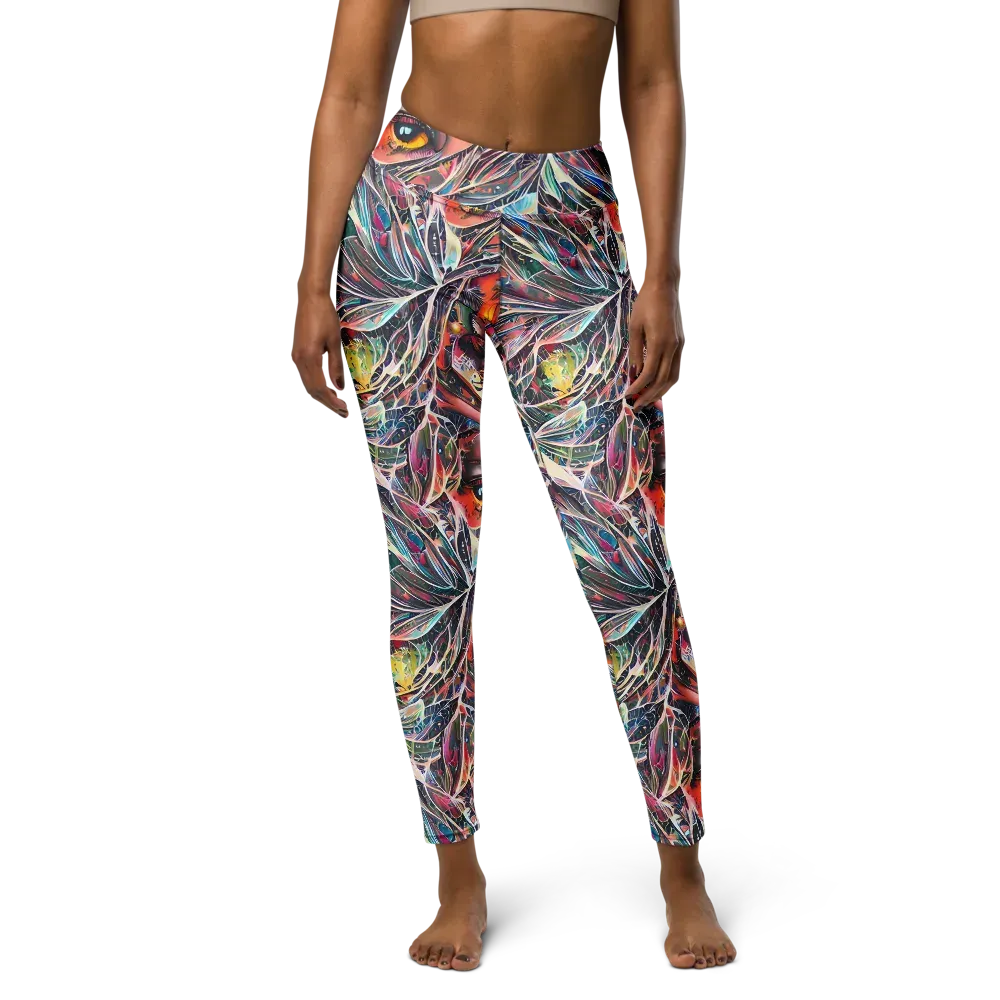 Sandra Chevrier on Yoga Leggings — Front