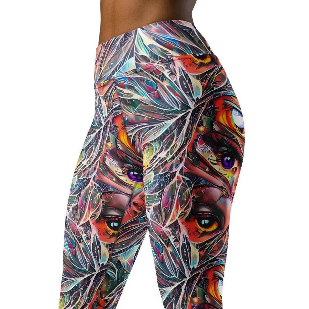 Sandra Chevrier on Yoga Leggings — Left Front