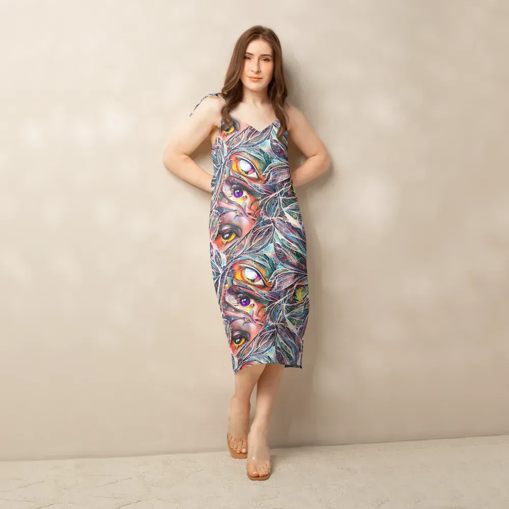 Sandra Chevrier on Slip Dress — Front