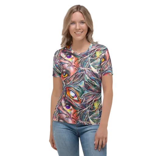 Sandra Chevrier on a Women's Crew Neck T-Shirt