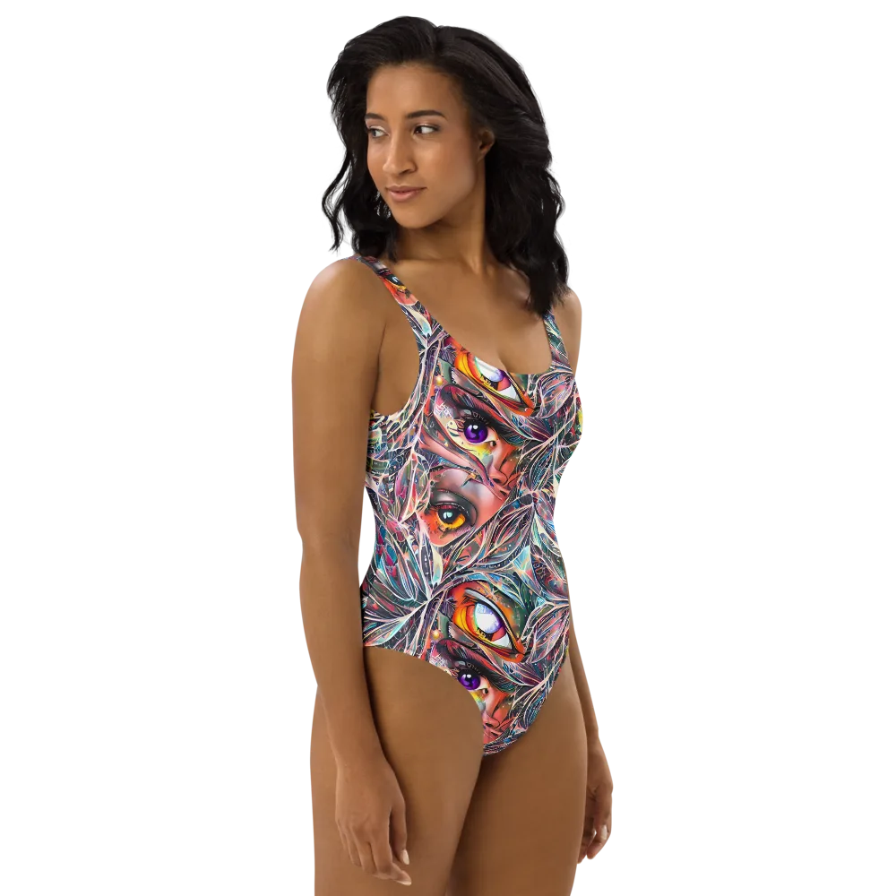 Sandra Chevrier on One-Piece Swimsuit — Right