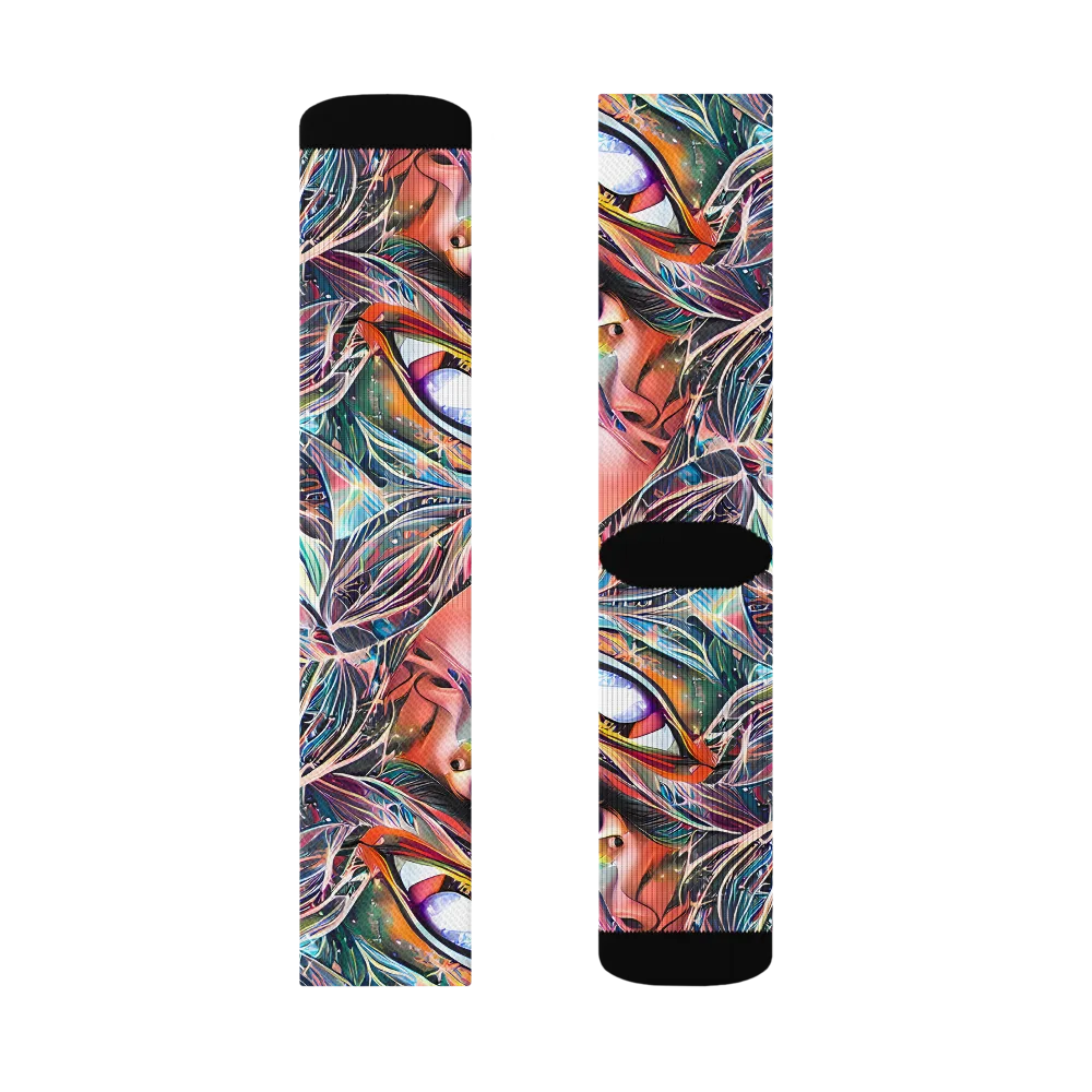 Sandra Chevrier on Socks — Left Sock