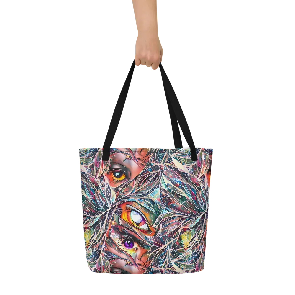 Sandra Chevrier on Large Tote Bag W/ Pocket — Front