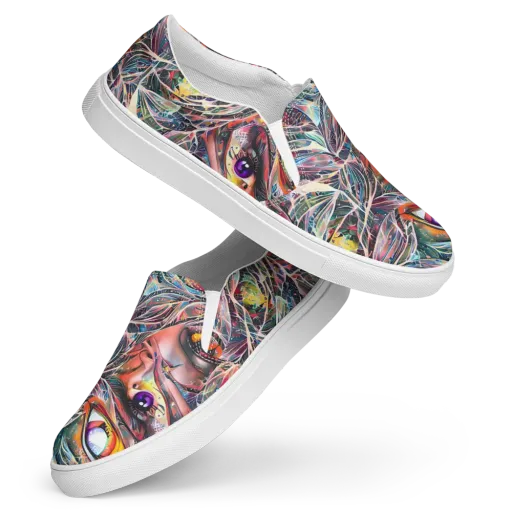 Sandra Chevrier on a Women's Slip-On Canvas Shoes
