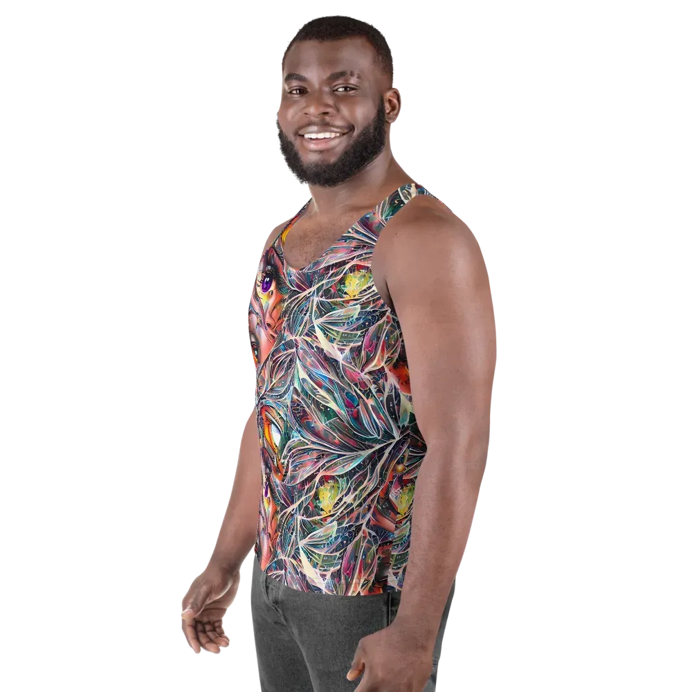 Sandra Chevrier on Men's Tank Top — Left Front