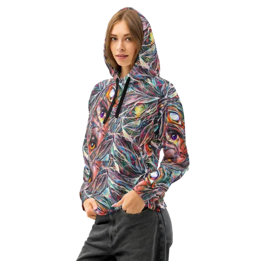 Sandra Chevrier on a Cotton Hoodie