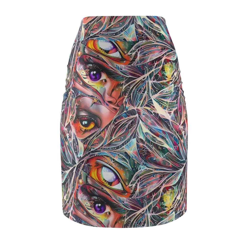 Sandra Chevrier on Pencil Skirt — Back