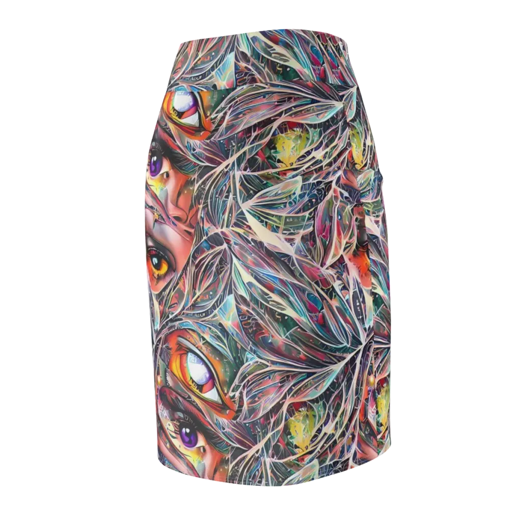 Sandra Chevrier on Pencil Skirt — Back Side