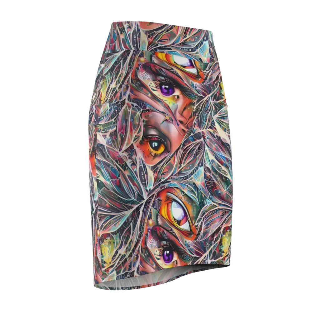 Sandra Chevrier on Pencil Skirt — Front Side