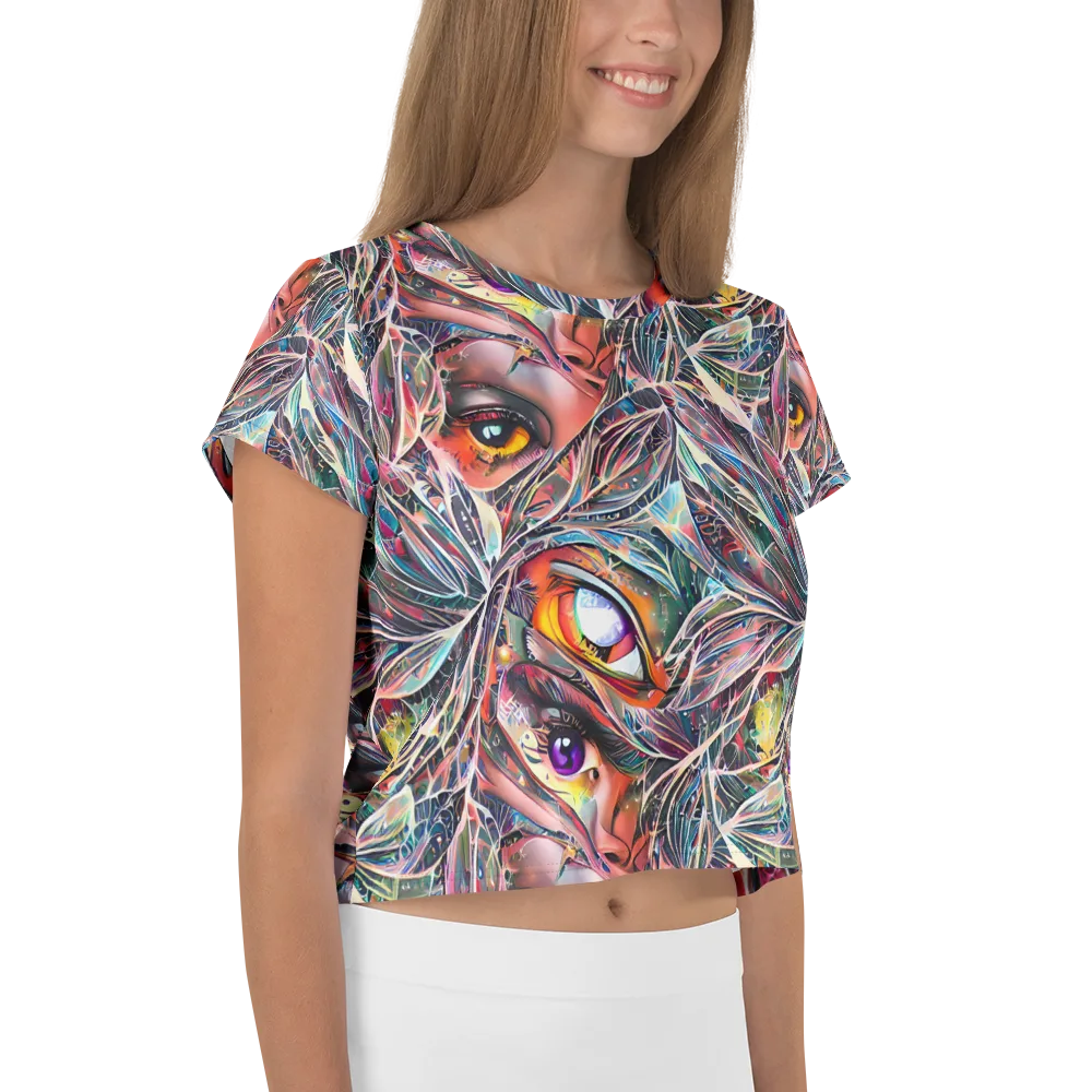 Sandra Chevrier on Crop Tee — Right
