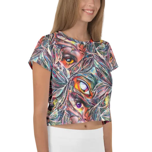 Sandra Chevrier on a Crop Tee