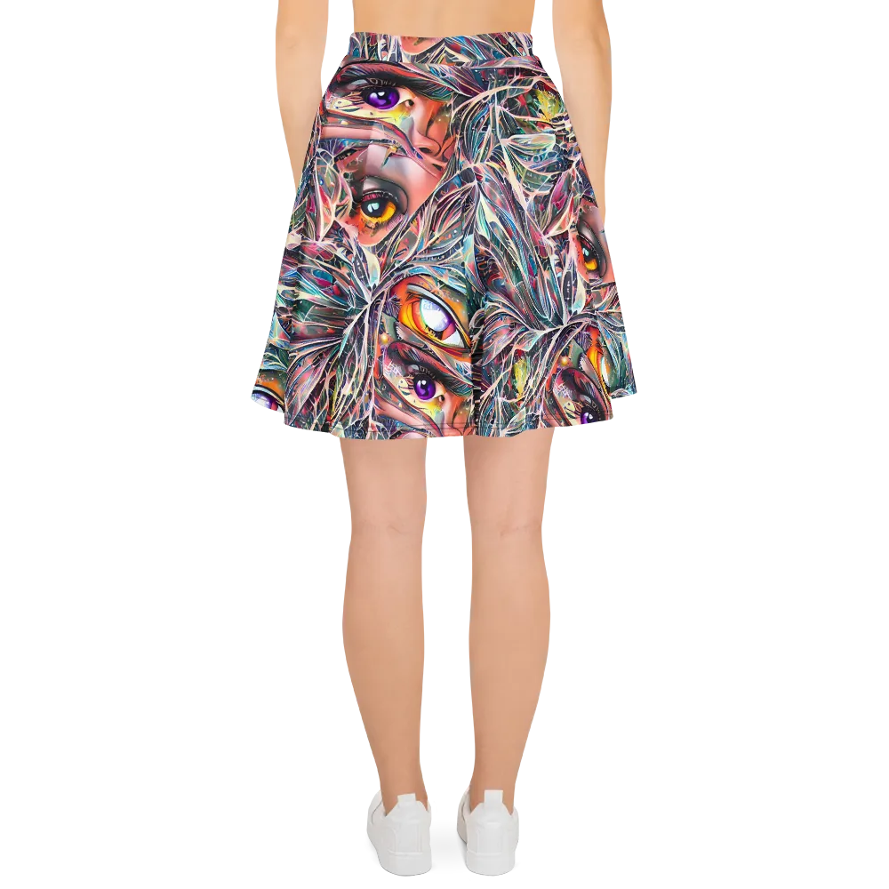 Sandra Chevrier on Skater Skirt — Back