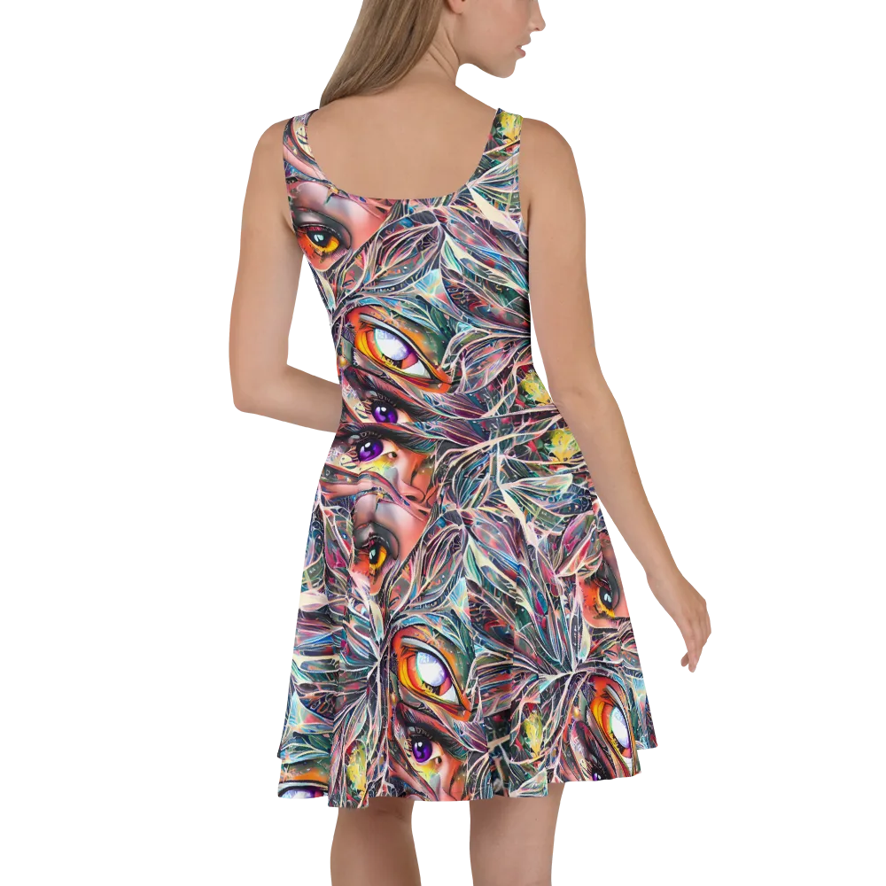 Sandra Chevrier on Skater Dress — Back