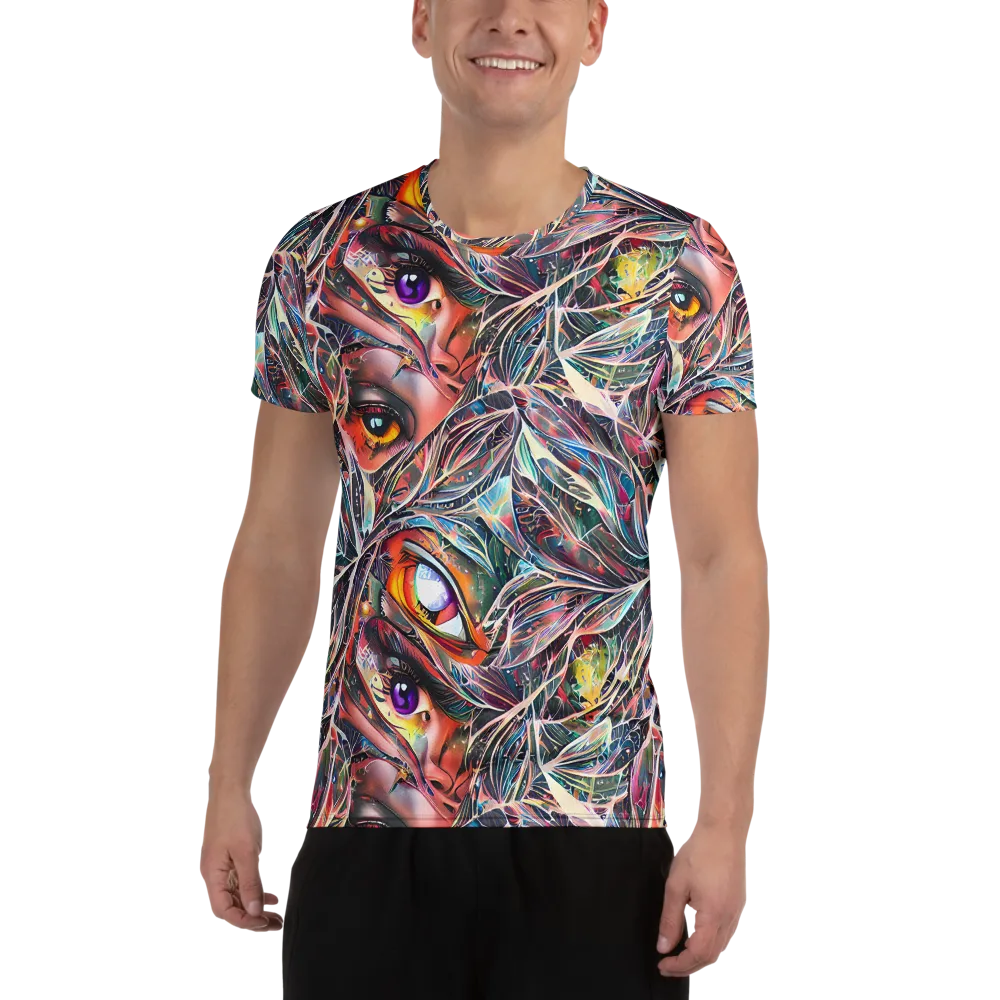 Sandra Chevrier on Men's Athletic T-Shirt — Front